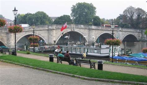 Richmond Bridge Richmond London River Thames