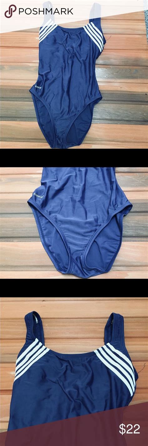 Speedo Swimsuit One Piece Swimwear Blue Sz 6 Blue One Piece Swimwear