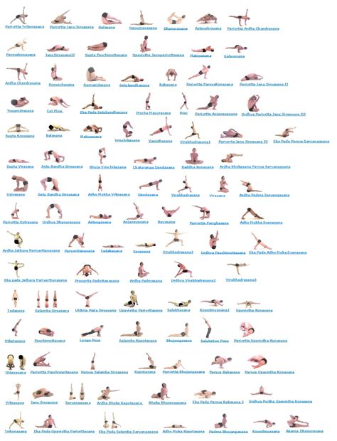 Types Of Yoga Asanas In Kannada Asanas Yoga Printable Activity
