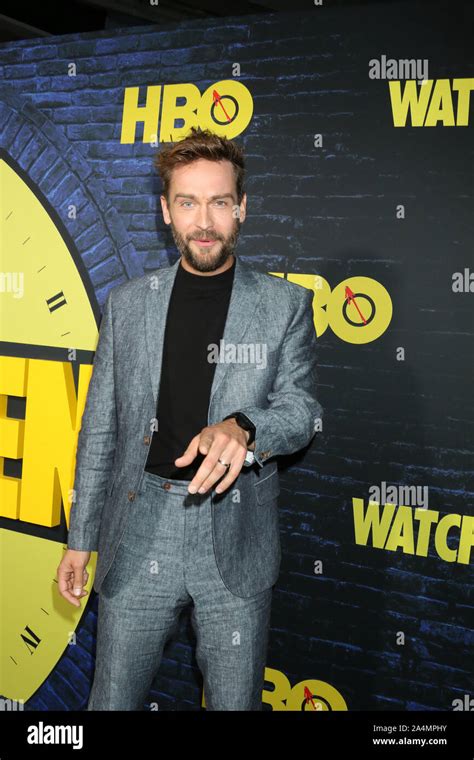 October 14 2019 Los Angeles Ca Usa Los Angeles Oct 14 Tom Mison At The Hbos Watchman