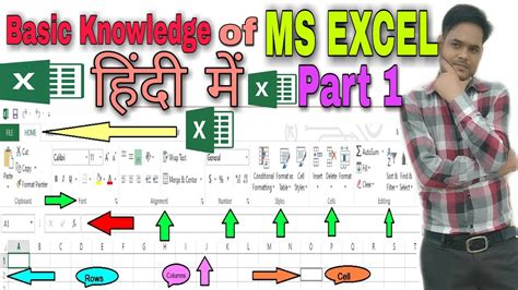 Learn Basic Knowledge Of Ms Excel Part 1 In Hindi 2020 Ms Excel