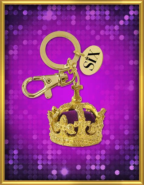 Six The Musical Crown Keyring