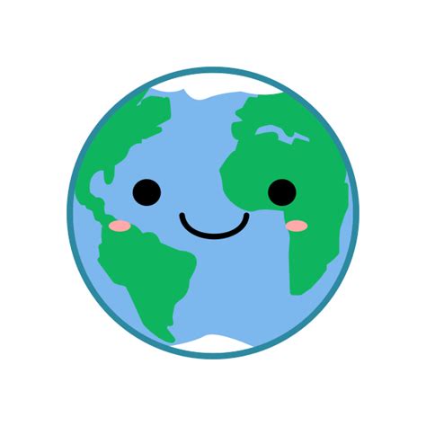 Happy Earth Free Svg