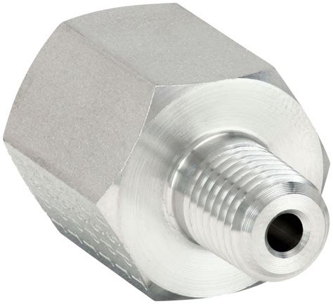 Parker Reducing Adapter 316 Stainless Steel 18 In X 116 In Fitting
