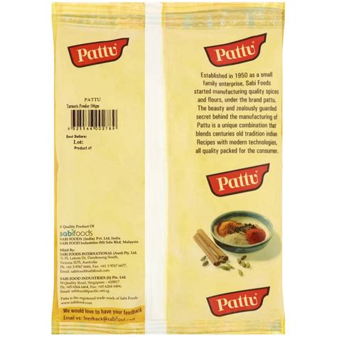 Pattu Tumeric Powder G Woolworths