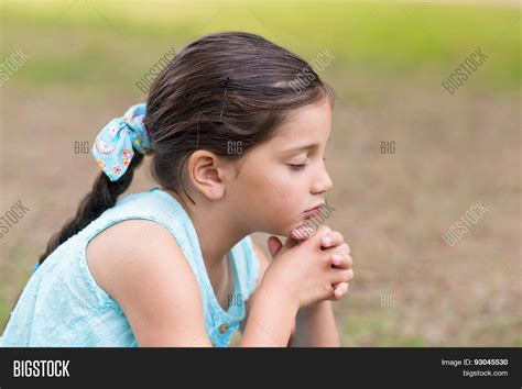 Little Girl Saying His Image And Photo Free Trial Bigstock