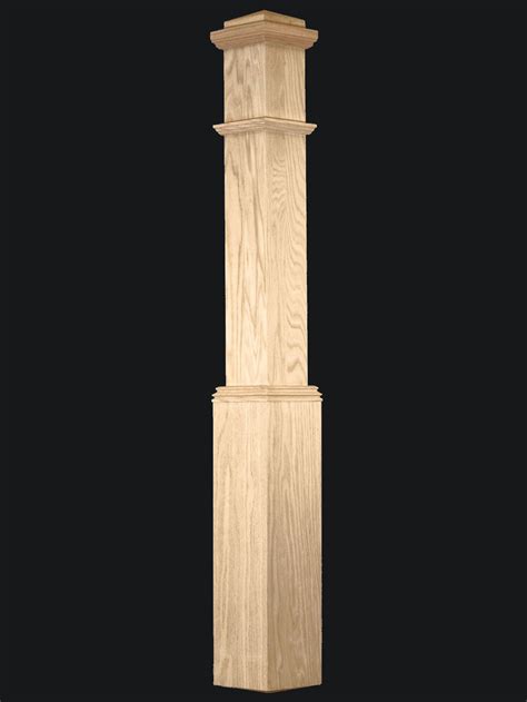C 4091 Plain Traditional Box Newel Westfire Stair Parts