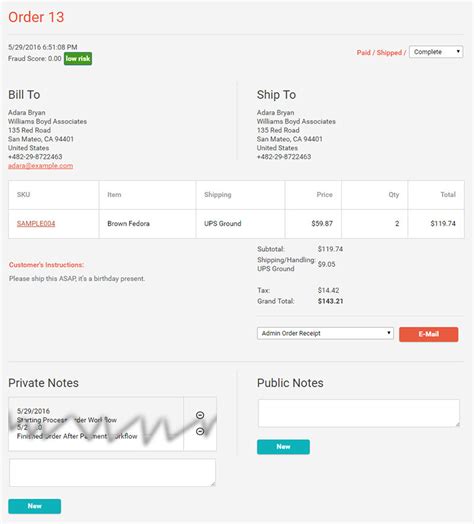 Order Details Main View Hotcakes Commerce Support By Upendo Ventures