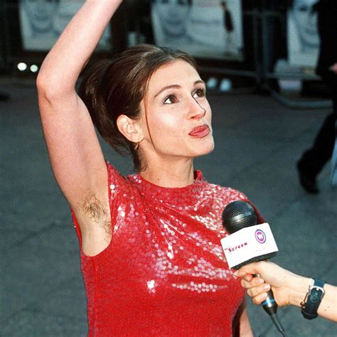 celebrities with armpit hair