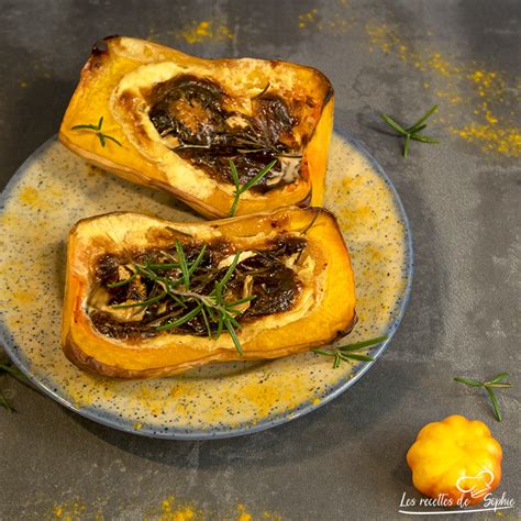 Butternut gratiné au chèvre et miel
