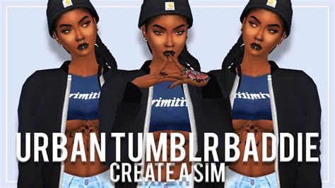 The Sims 4 Cas Urban Baddie Full Cc List And Sim Down