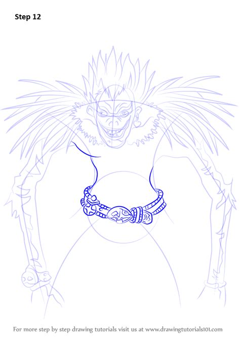Step By Step How To Draw Ryuk From Death Note