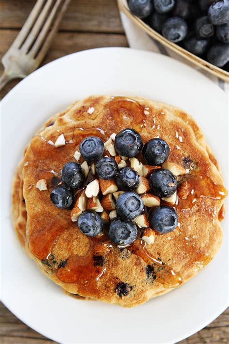 Blueberry Almond Pancakes Recipe