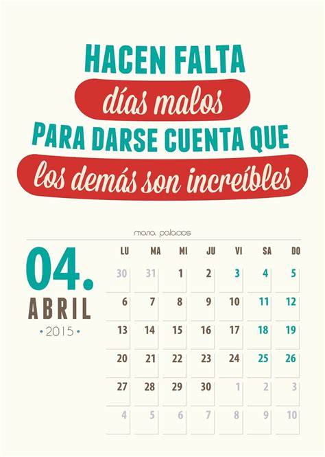 Más De 25 Ideas Increíbles Sobre Calendario Abril 2015 En Pinterest A