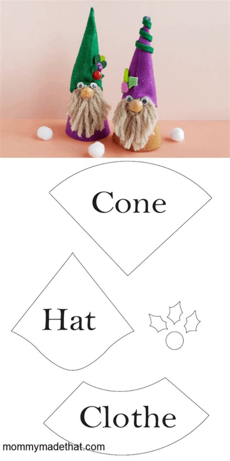 Printable Nordic Gnome Pattern Free Facit Coloring Templates