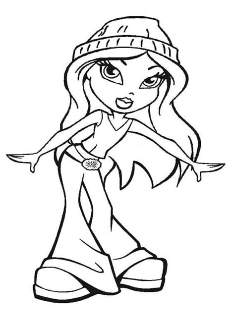 Bratz 7 Coloring Page Free Printable Coloring Pages For Kids