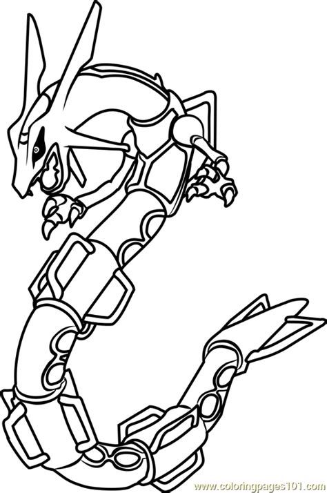 Pokemon mega rayquaza coloring pages. Pokemon Rayquaza Coloring Pages at GetColorings.com | Free ...