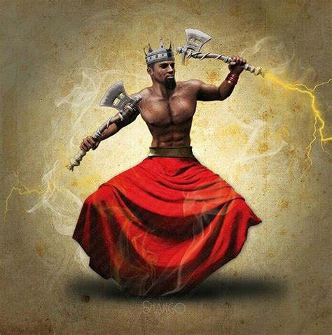 Shango ⚡ Yoruba African God Of Storms Syncopated Spirit Of Thunder