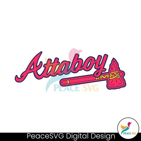 Atlanta Braves Attaboy Bryce Harper SVG Graphic Design File » PeaceSVG