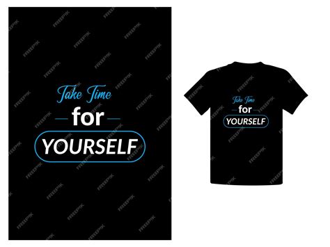 Premium Vector Take Time For Yourself T Shirt Design