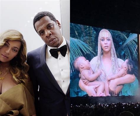 Beyoncé And Jay Z Show Off Twins Rumi And Sir Carter During On The Run Ii Tour