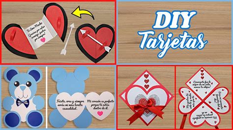 Diy Tarjetas Para San Valentín 14 De Febrero Manualidades Paso A