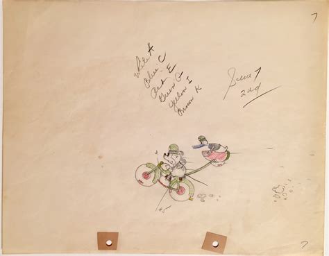 Animation Collection Original Production Animation Drawing Of Mickey