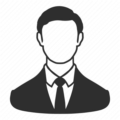 Avatar Business Employee Profile User Male Salesperson Icon