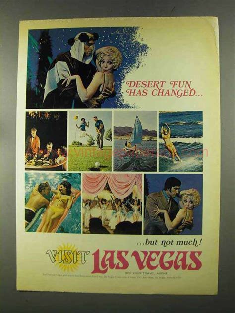 1972 Las Vegas Nevada Ad - Desert Fun Has Changed