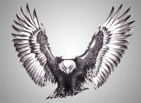 Silver Eagle By R Armanl On Deviantart Eagle Neck Tattoo Eagle