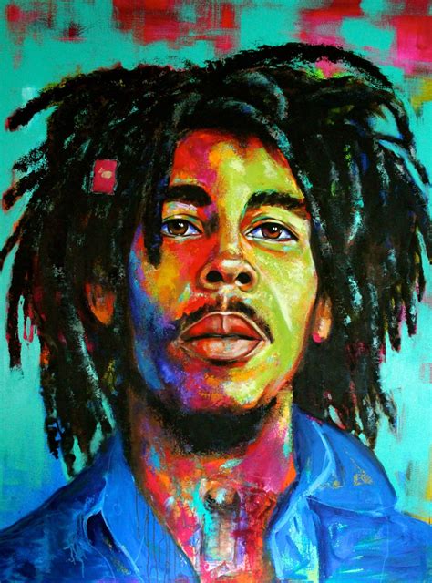 Bob Marley By Naydene Gonnella Bob Marley Art Bob Marley Painting