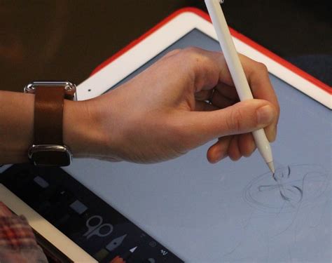 Click and drag your mouse over the white canvas to draw a black squiggle using the default brush and color; Making the iPad Pro feel like paper will take more than a ...