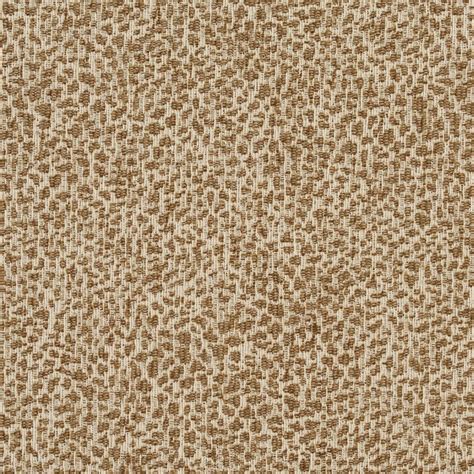 Leopard Natural Beige And White Animal Print Chenille Upholstery Fabric