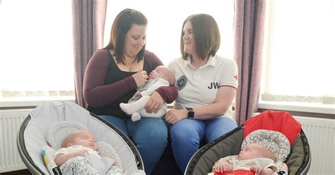 Meet The Same Sex Couple Both Called Laura And Their Newborn Triplets After 10 Failed