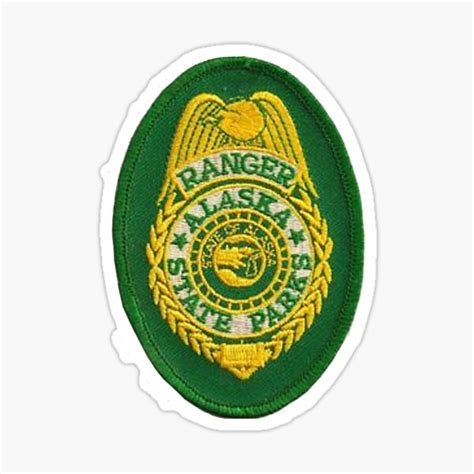 Alaska State Park Ranger Sticker For Sale By Lawrencebaird Redbubble