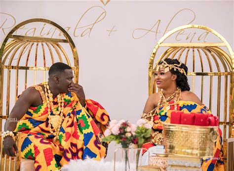 You Need To See The Rich Culture Of This Ghanaian Couple At Their Trad African Fashion