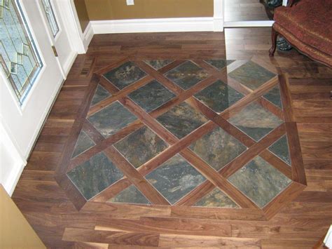 Hardwood Flooring With Tile Inlay See Here Part 2 Flooring Inlay