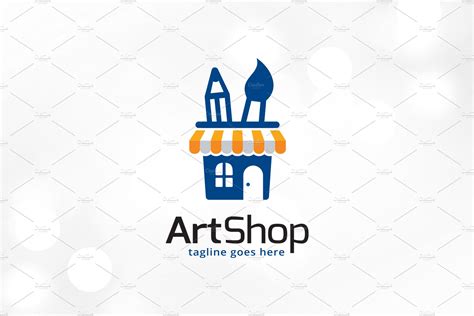 Art Shop Logo Design Branding And Logo Templates ~ Creative Market