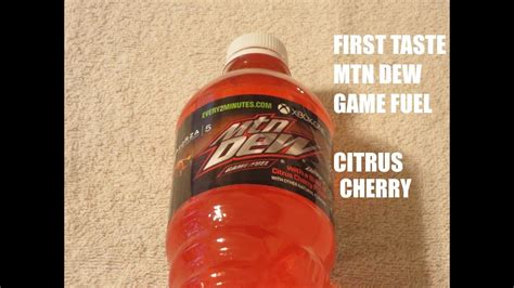 Mtn Dew Game Fuel Citrus Cherry First Taste Youtube