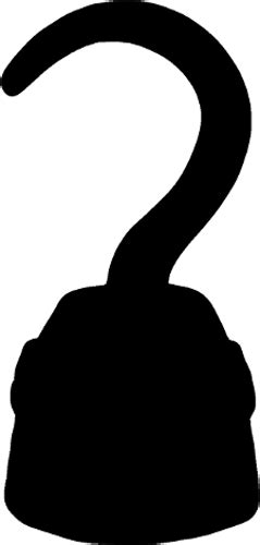 Pirate Hook Silhouette By Clipartcotttage On Deviantart | Pirate hook