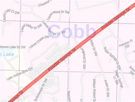 Cobb County Ga Zip Code Map