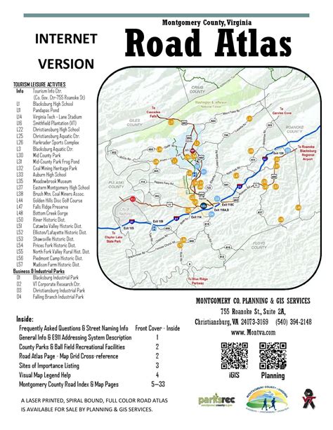 Montgomery County Road Atlas By Montgomery County Va Issuu