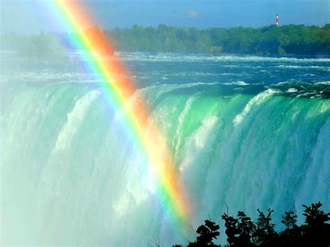 Niagara Rainbow Queen Victoria Park Niagara Falls Canada Free