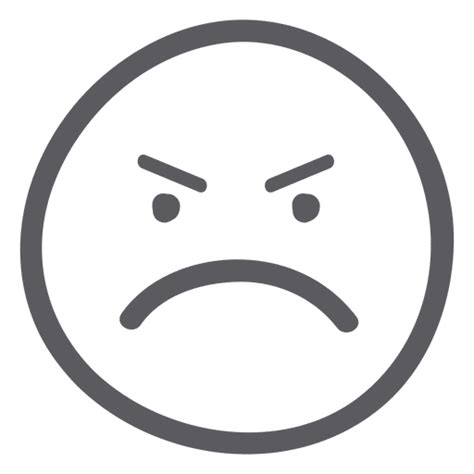 Emoji Cara Enojada Descargar Pngsvg Transparente