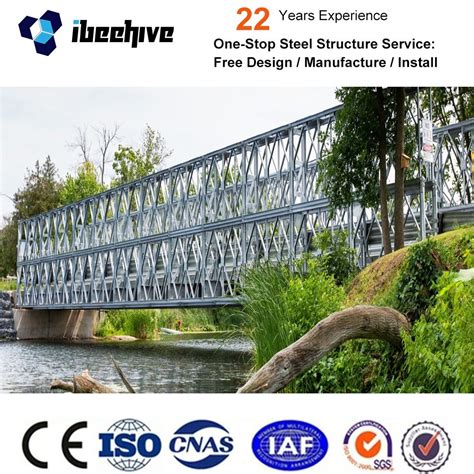 Prefabricated Bridge Corrugated Steel Bridge Decking Steel Beam For