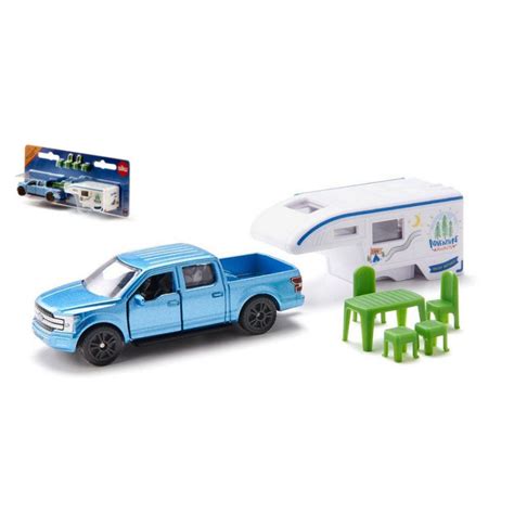 Siku Ford Pick Up Camper F150 Mm 99 60 Modellino Campers Roulottes