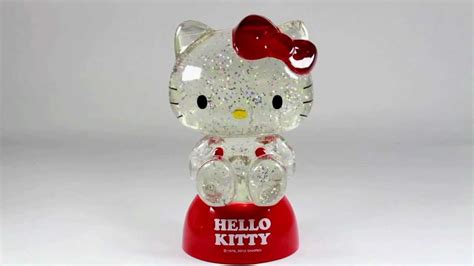 Hello Kitty Light Up Snow Globe Red Youtube