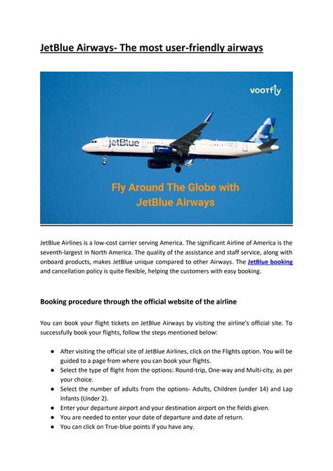 JetBlue Airways Flights by vootfly - Issuu