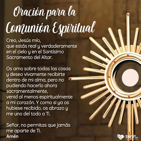 ® Blog Católico Gotitas Espirituales ® OraciÓn Para La ComuniÓn Espiritual