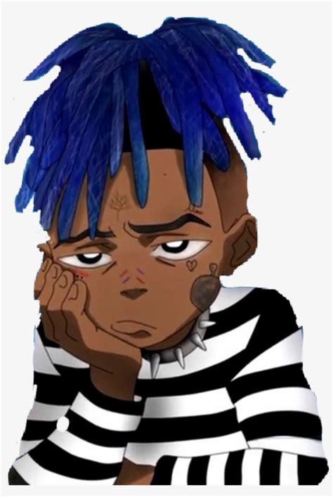 Cartoon Xxxtentacion Blue Hair Png Cartoon Xxxtentacion Free Nude